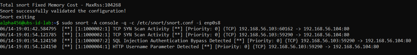 SQL 身份验证绕过检测