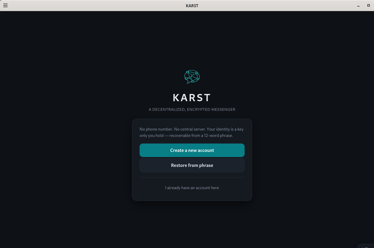 KARST desktop client