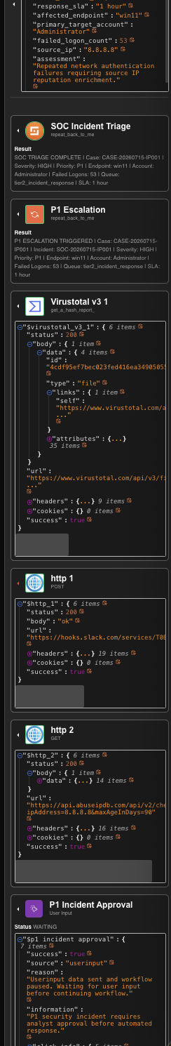 Shuffle human approval workflow
