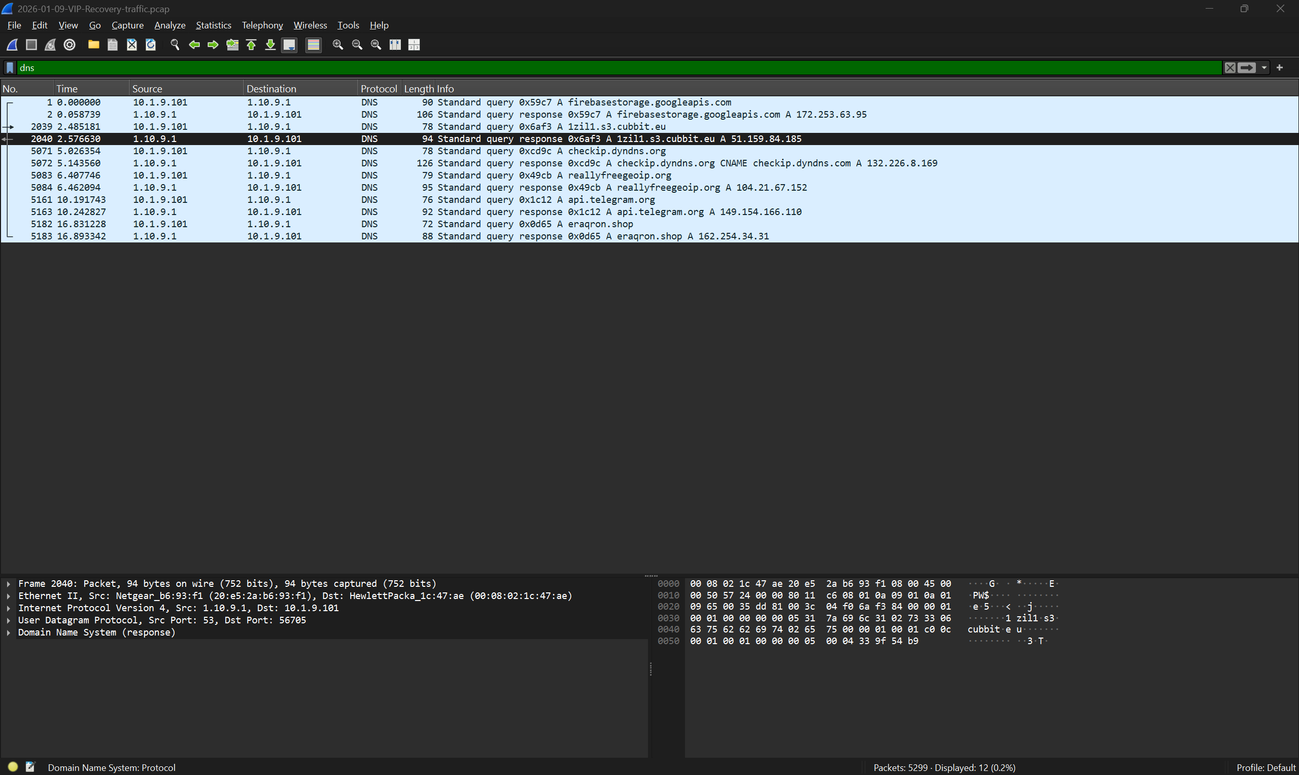 DNS 分析