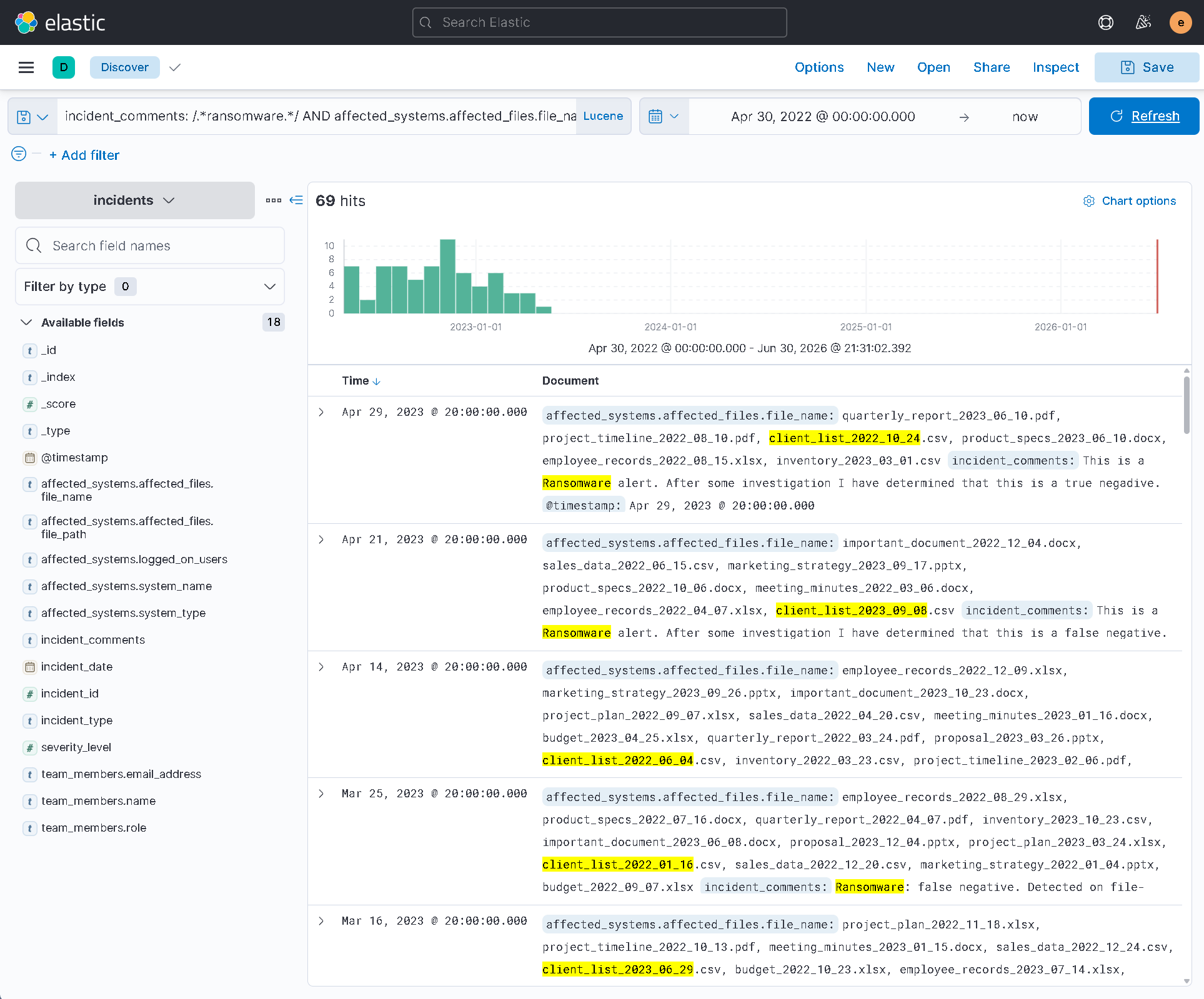Lucene 正则表达式调查过滤