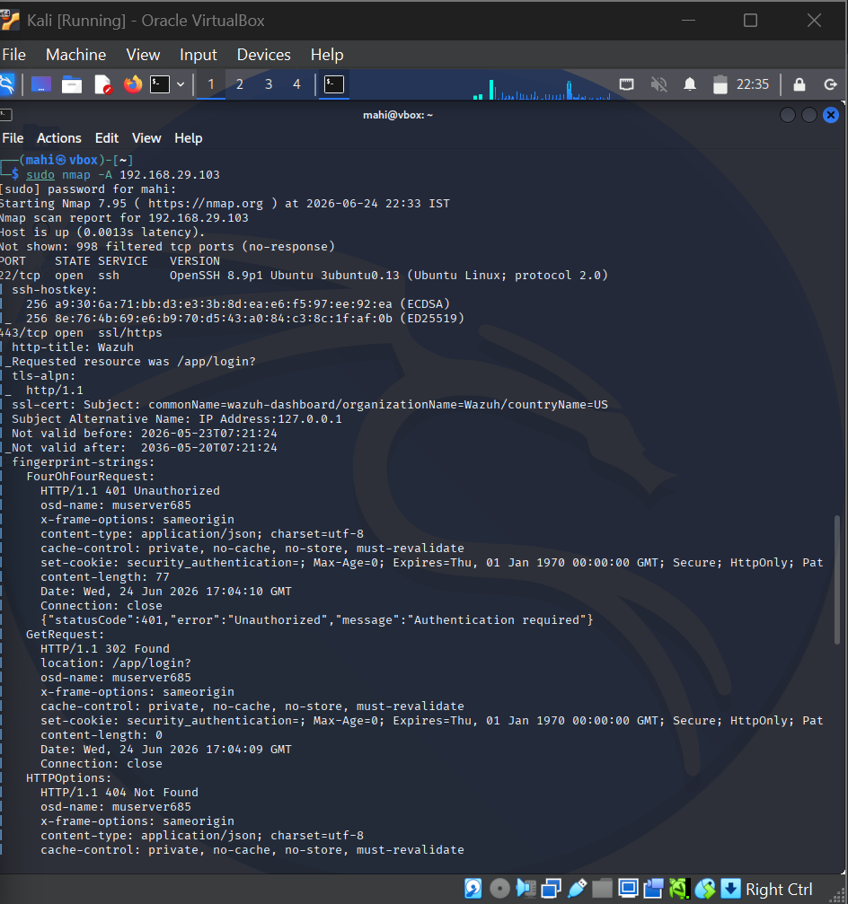 Nmap 扫描