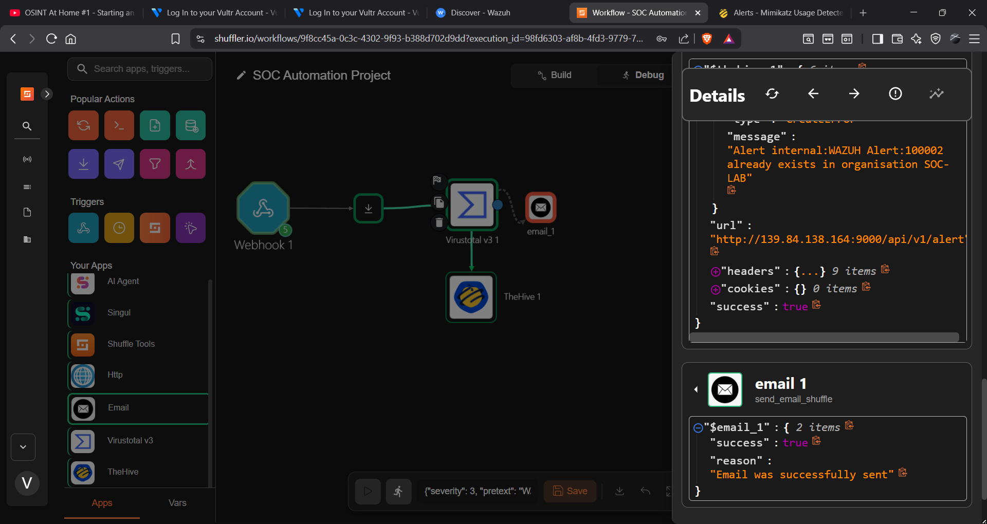 Shuffle workflow 执行