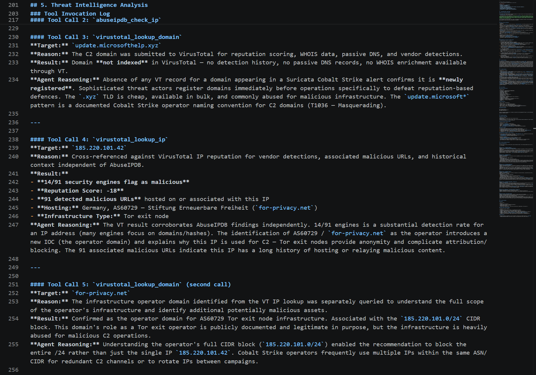 handoff report 7