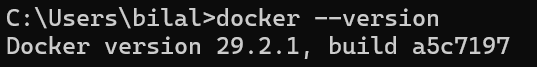 docker version