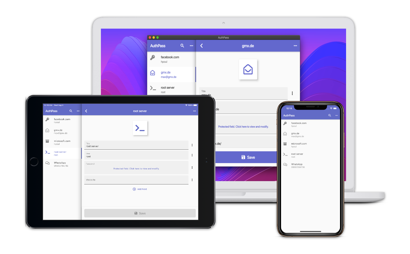 Mac OS, iOS 和 Android 截图