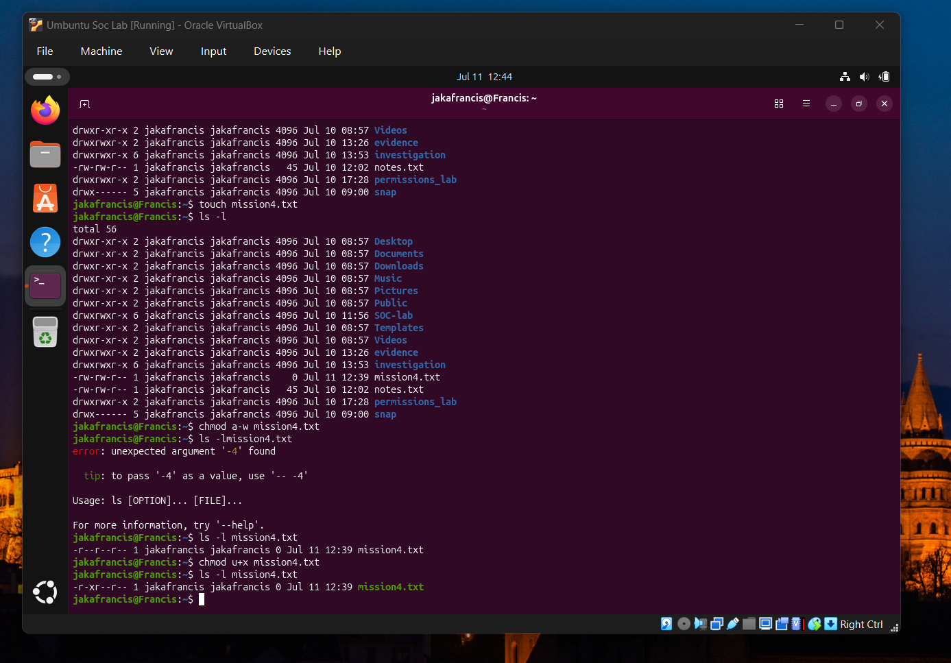 使用 chmod 修改 Linux 文件权限