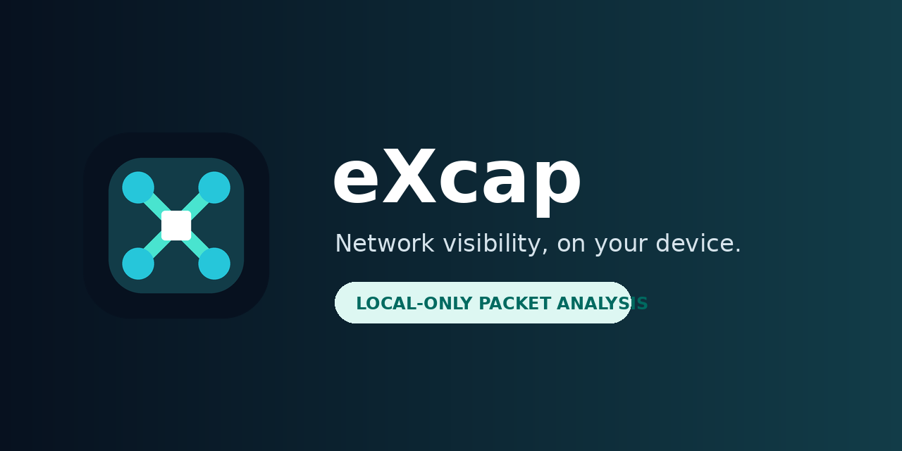 eXcap — Network visibility, on your device