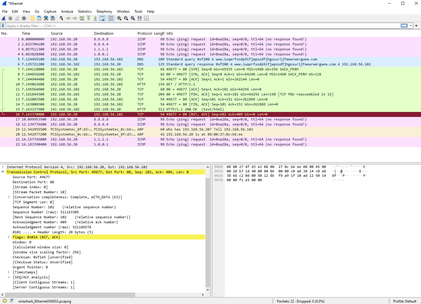 Run A Wireshark