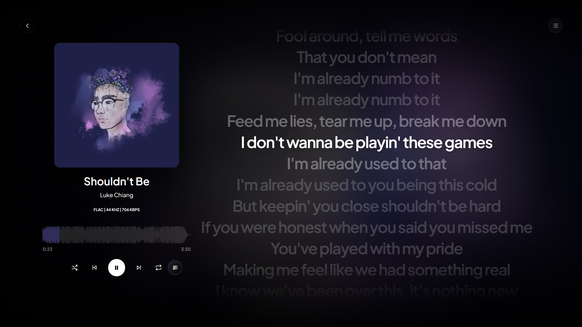 Lyrics View