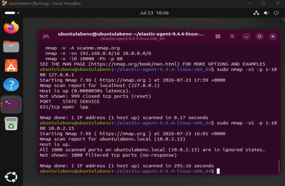 Nmap 适配器扫描执行