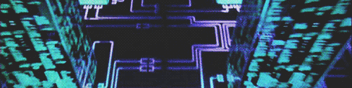 Bluish Oscilloscope