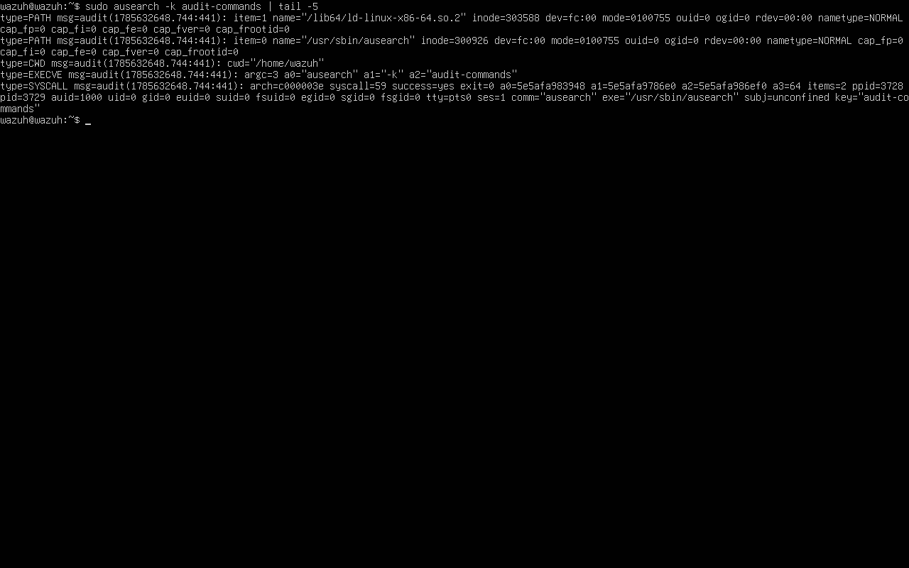 Ubuntu 命令审计