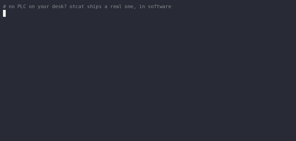 otcat quickstart demo recording