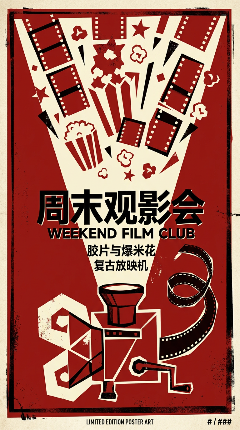 周末观影会 - 活动海报
