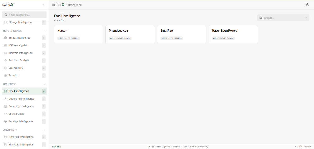 Email Intelligence Dashboard
