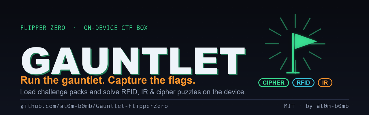Gauntlet banner