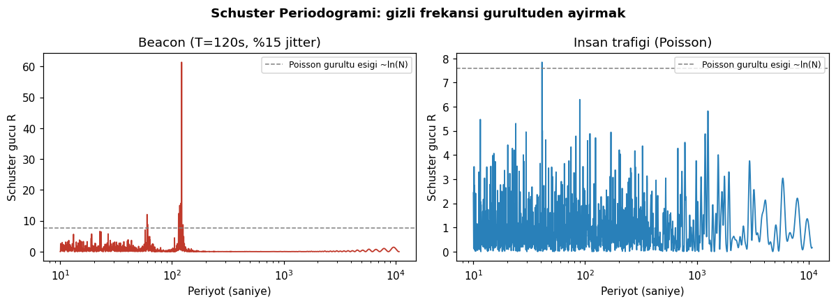 Schuster periodogram