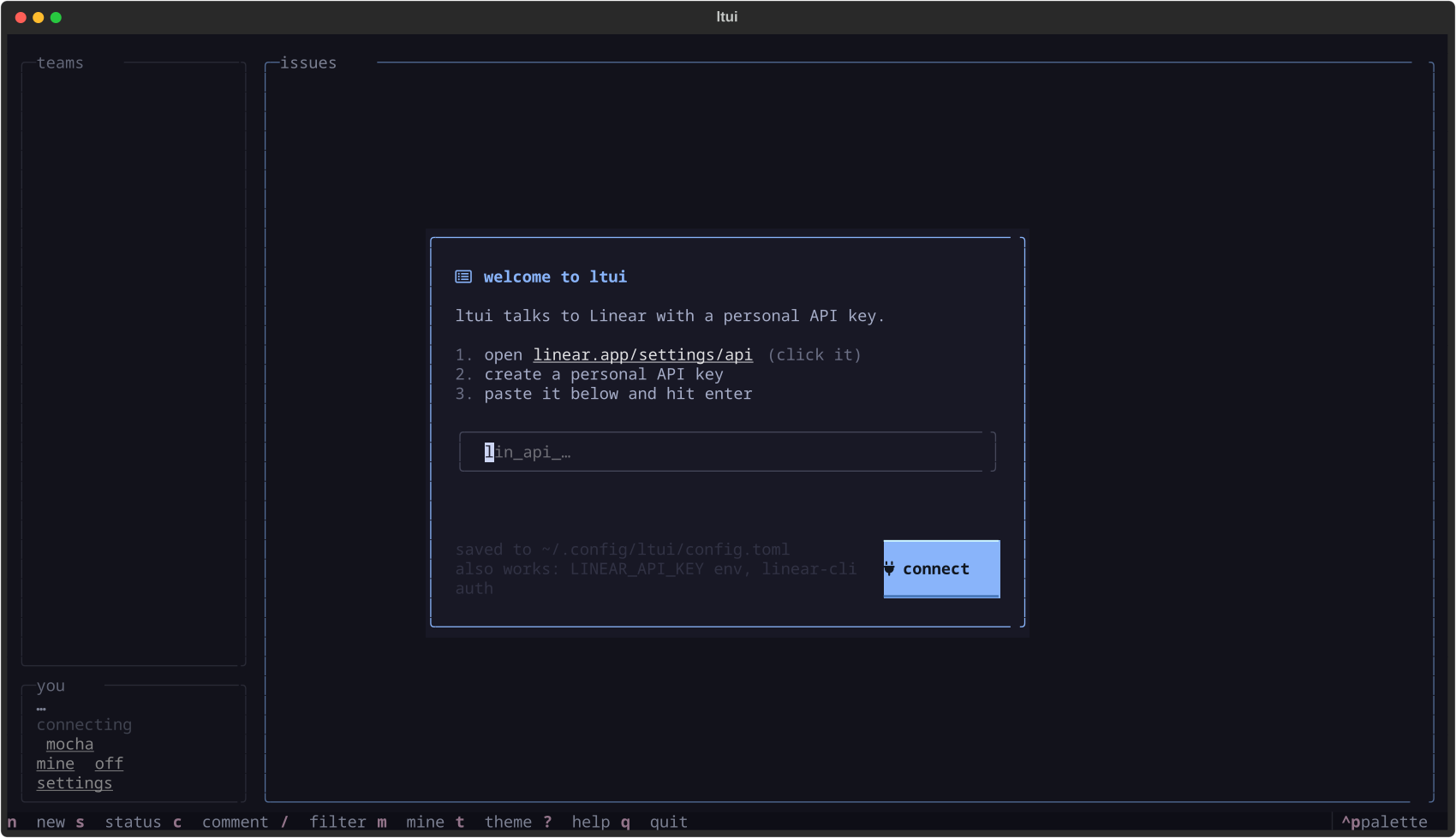 first-run onboarding