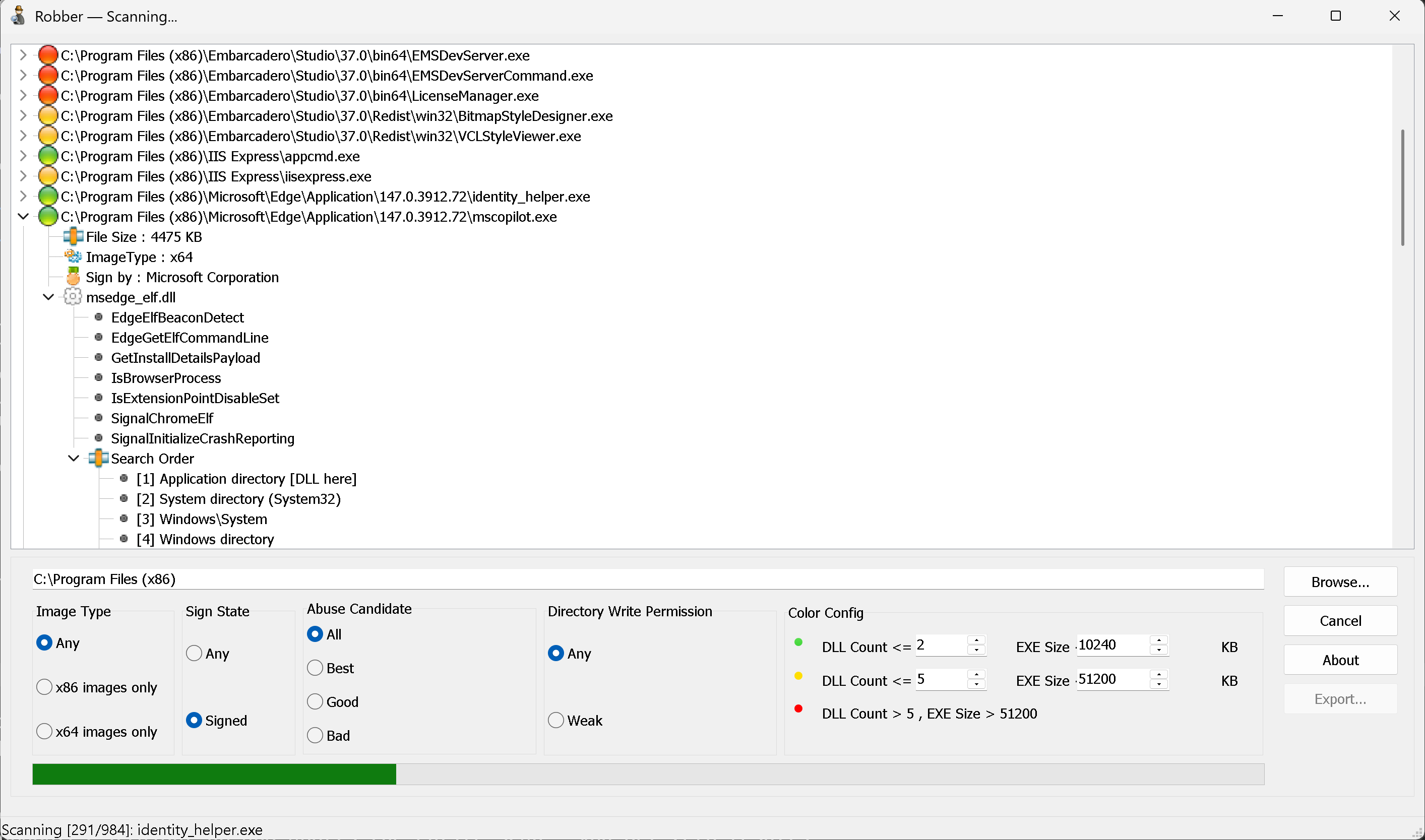 Robber GUI Interface