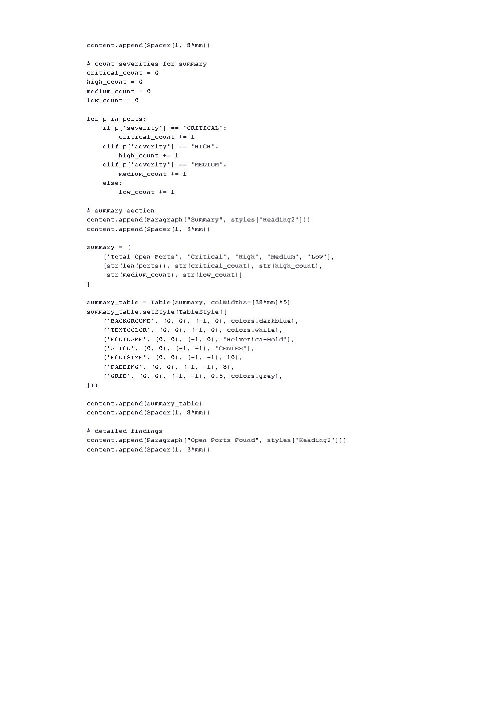 Report page 5