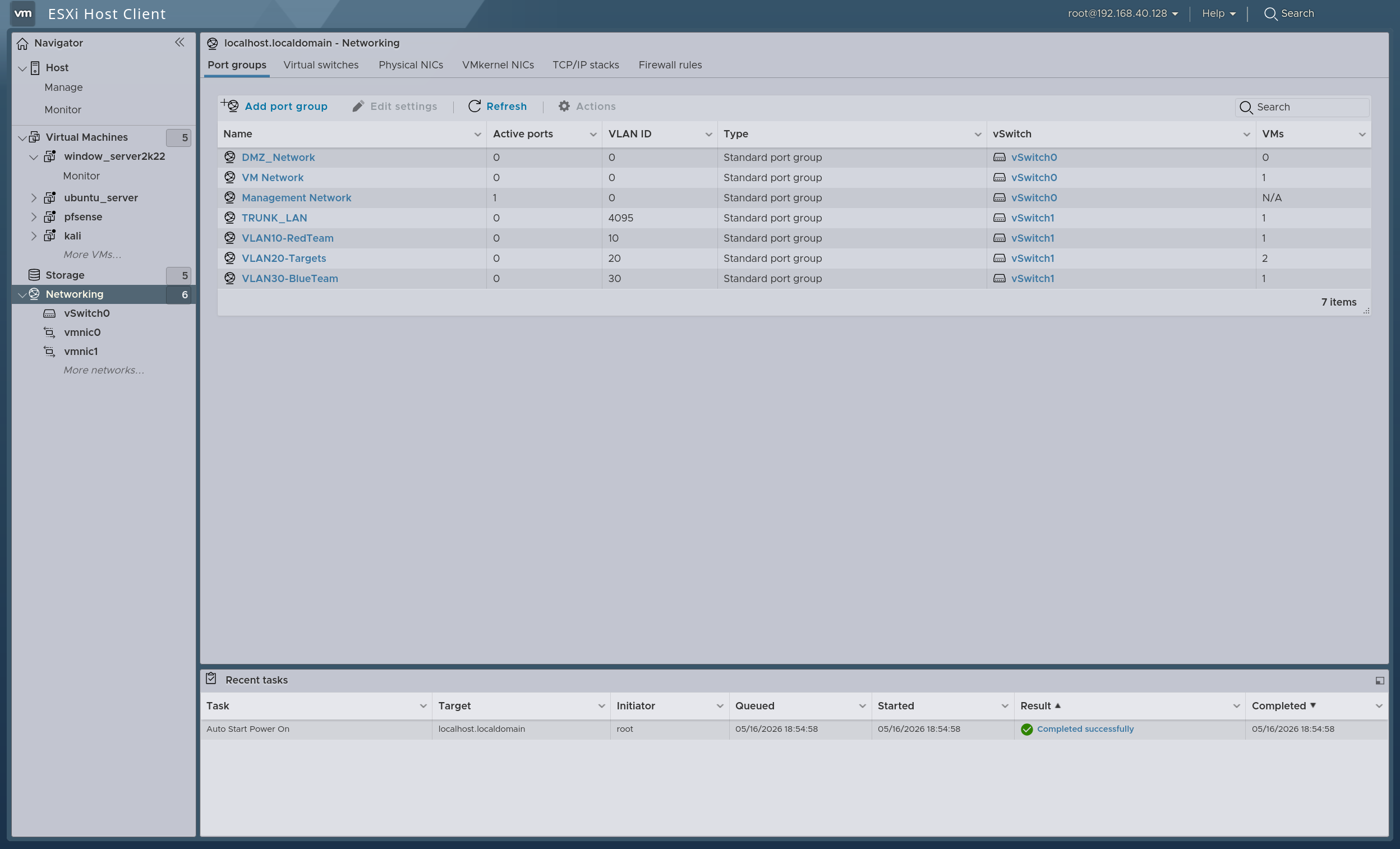 ESXi Network