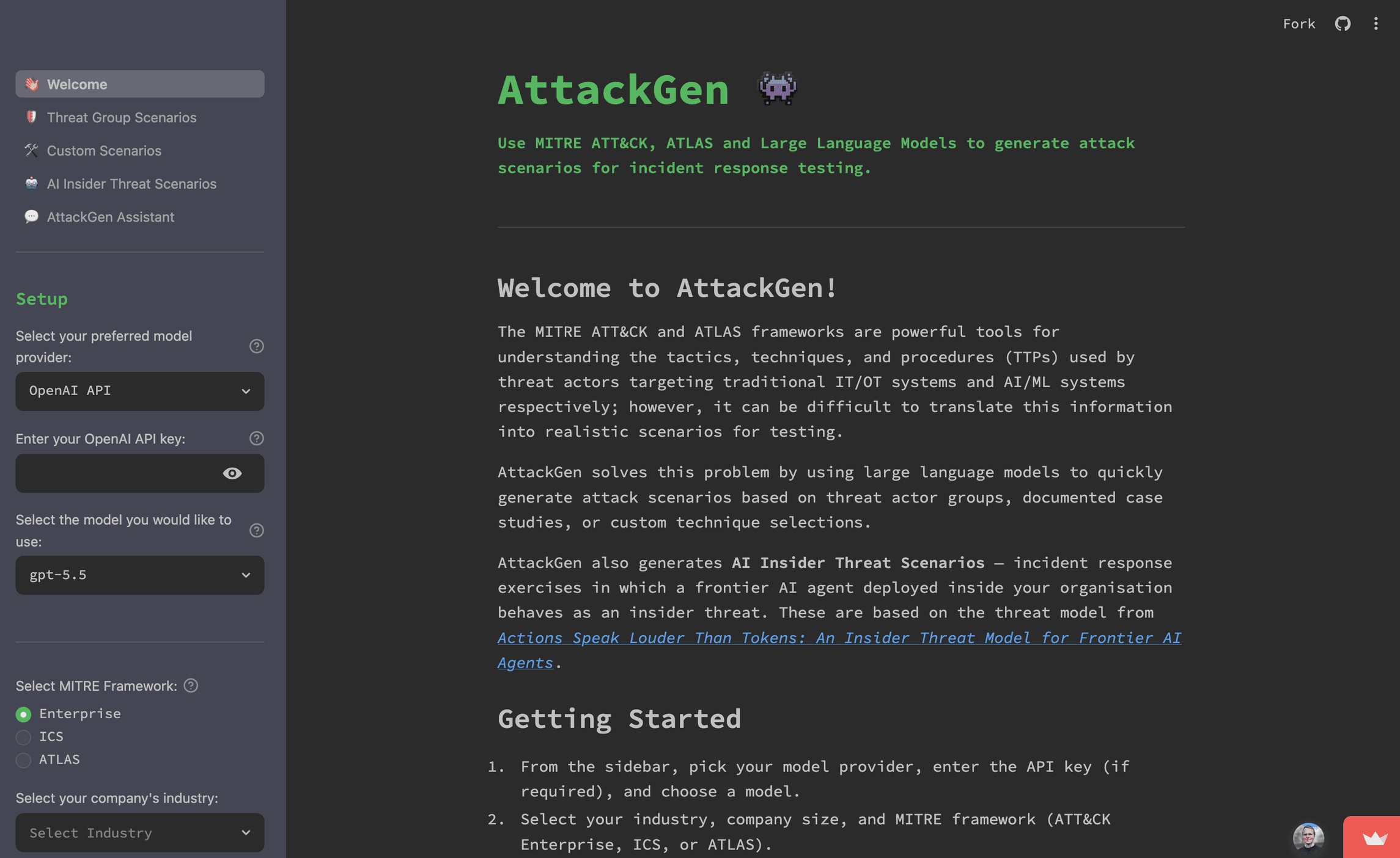 AttackGen 截图