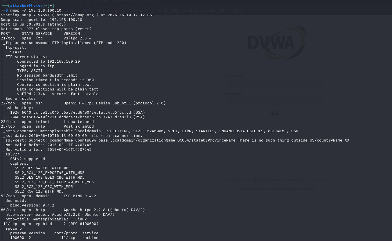 Nmap 扫描 sA