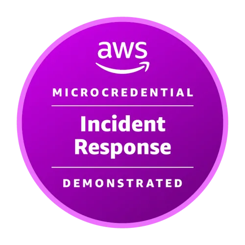 AWS Incident Response Demonstrated Badge