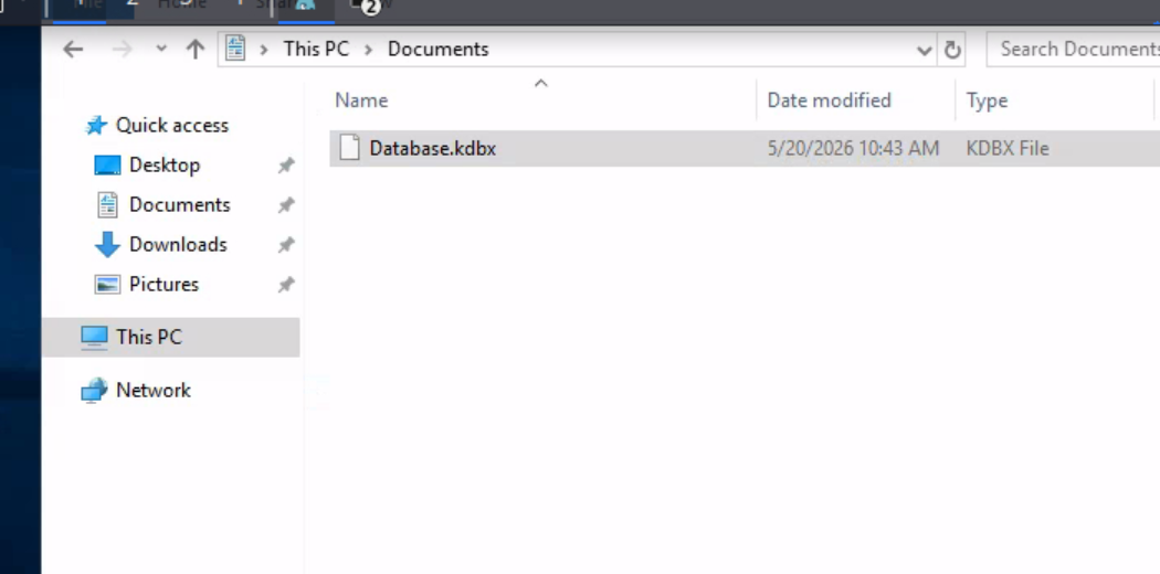Database.kdbx 位置