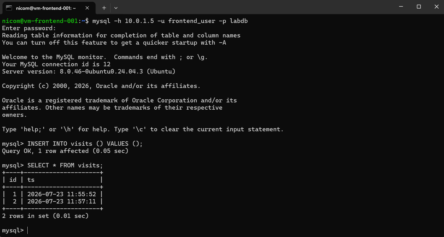 MySQL 跨层访问
