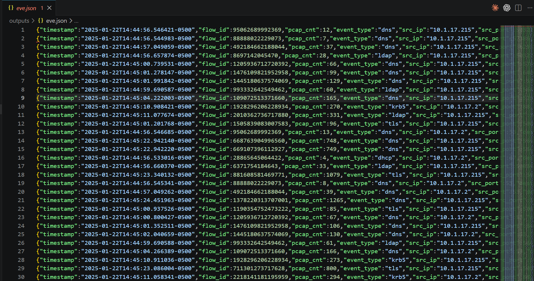 eve.json head