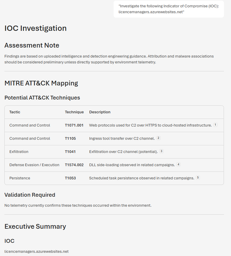 IOC Investigation