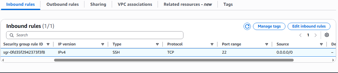 Open Security Group Rule