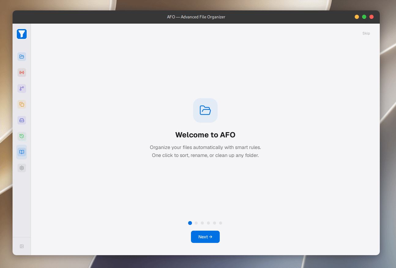 AFO screenshot