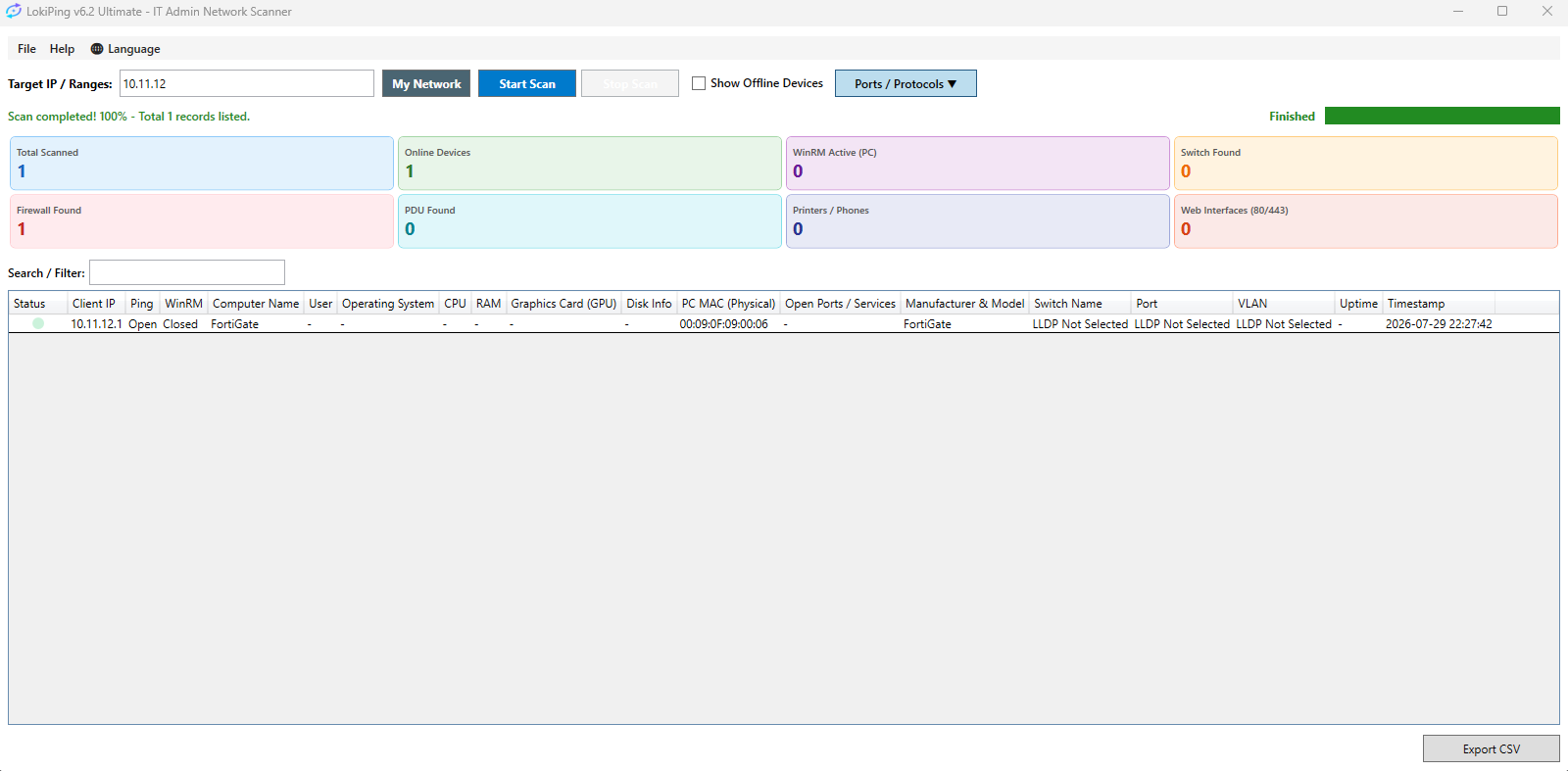 LokiPing Screenshot - 1