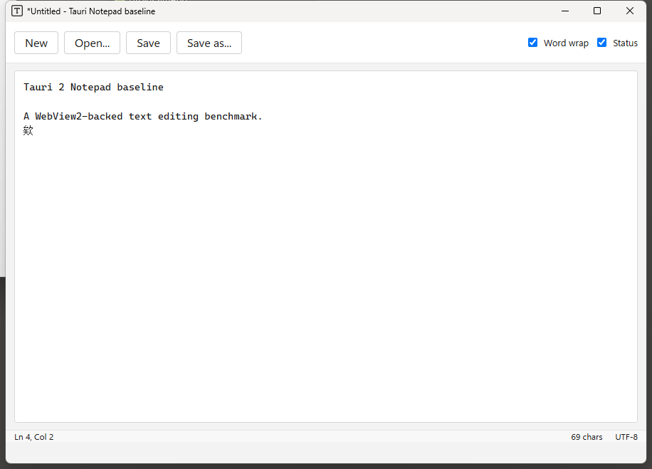Tauri Notepad