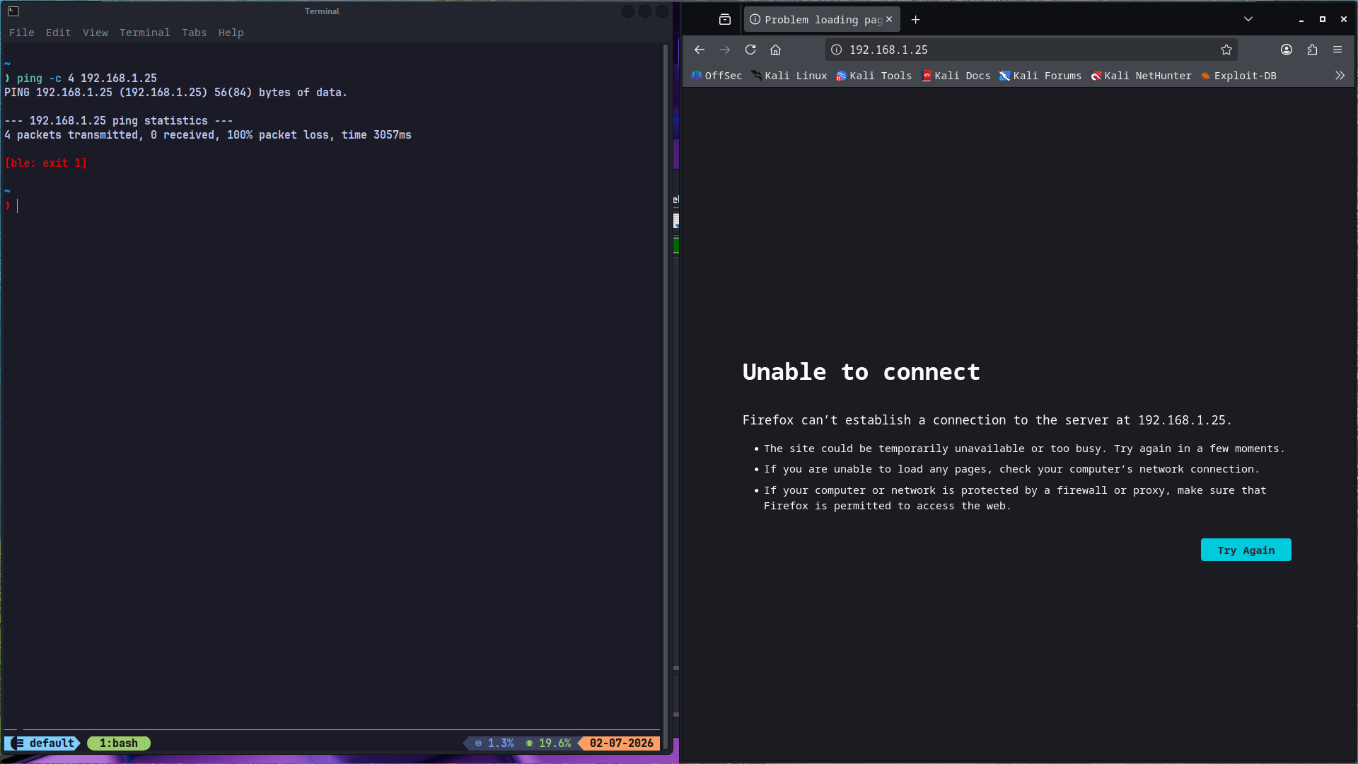 Service Unavailable During Simulated DDoS