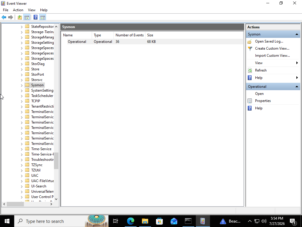 Sysmon Operational 日志
