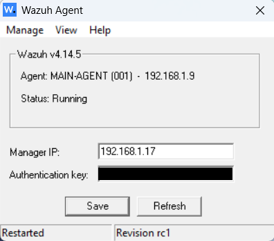 Windows Agent Configuration