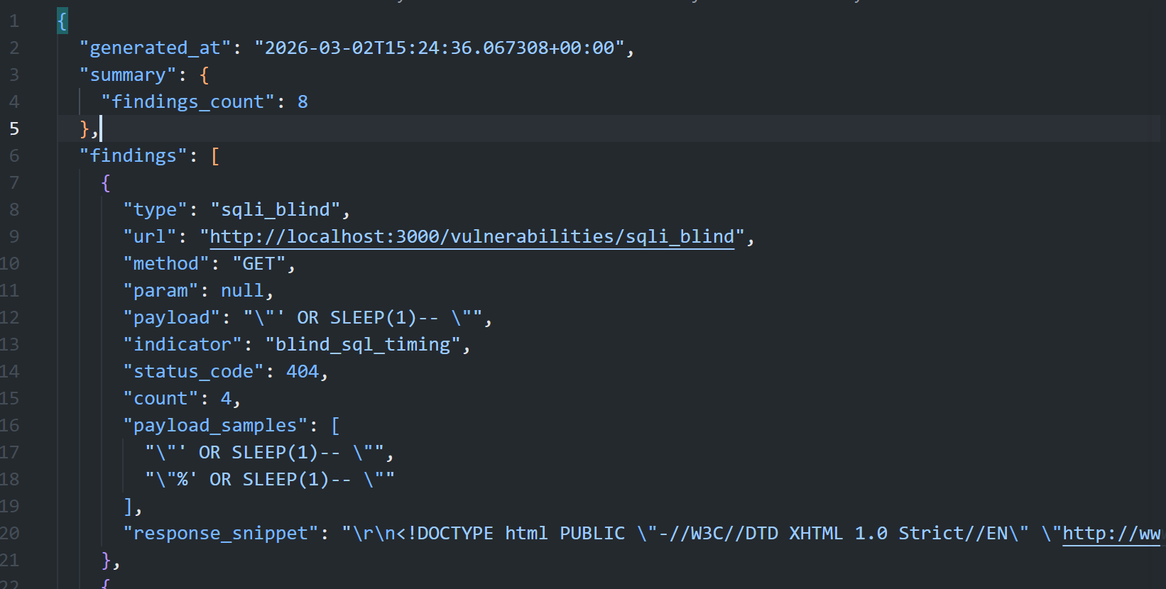 盲注 SQLi 发现