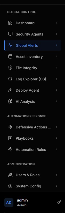 Sidebar navigation