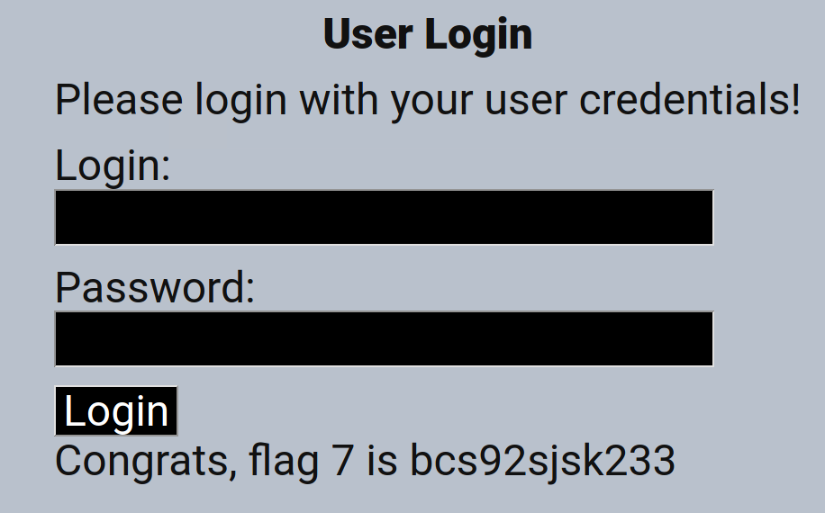SQL injection 身份验证绕过