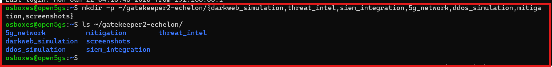 Folder structure