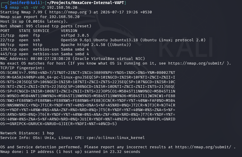 Nmap 扫描