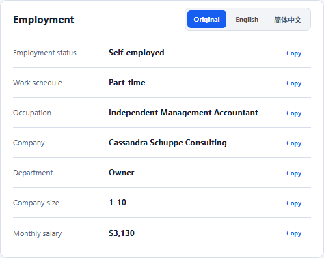 United States employment data