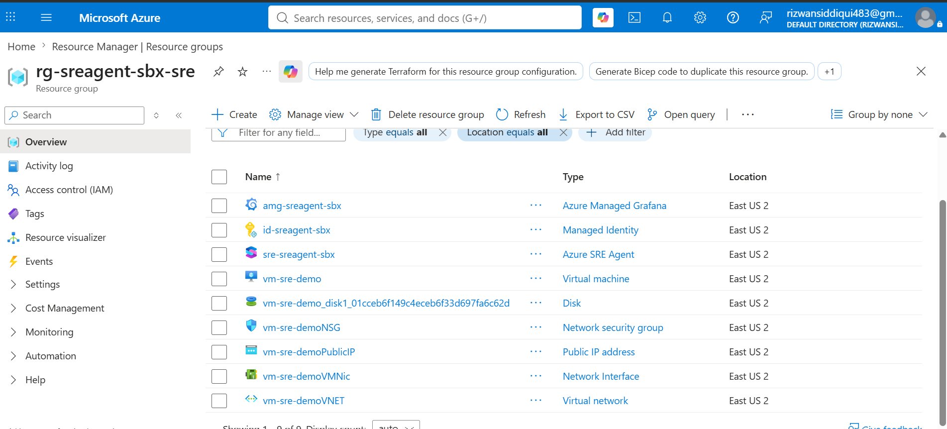 Azure Resource Group