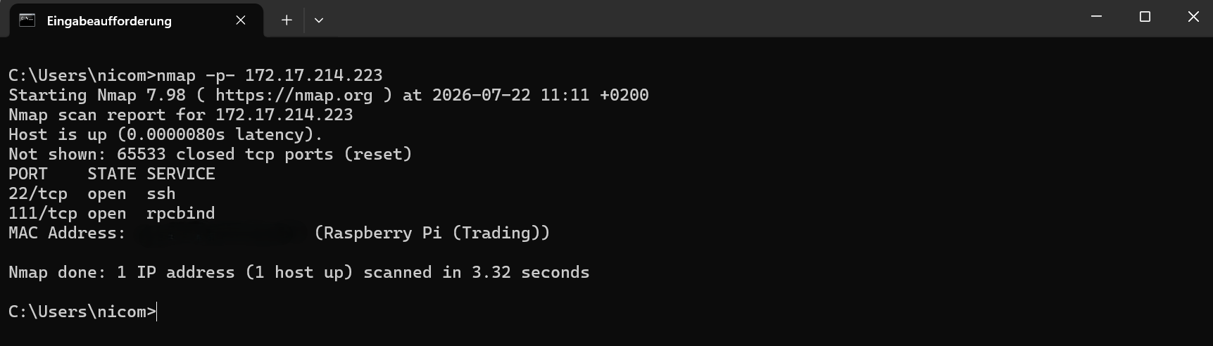 nmap 扫描之前