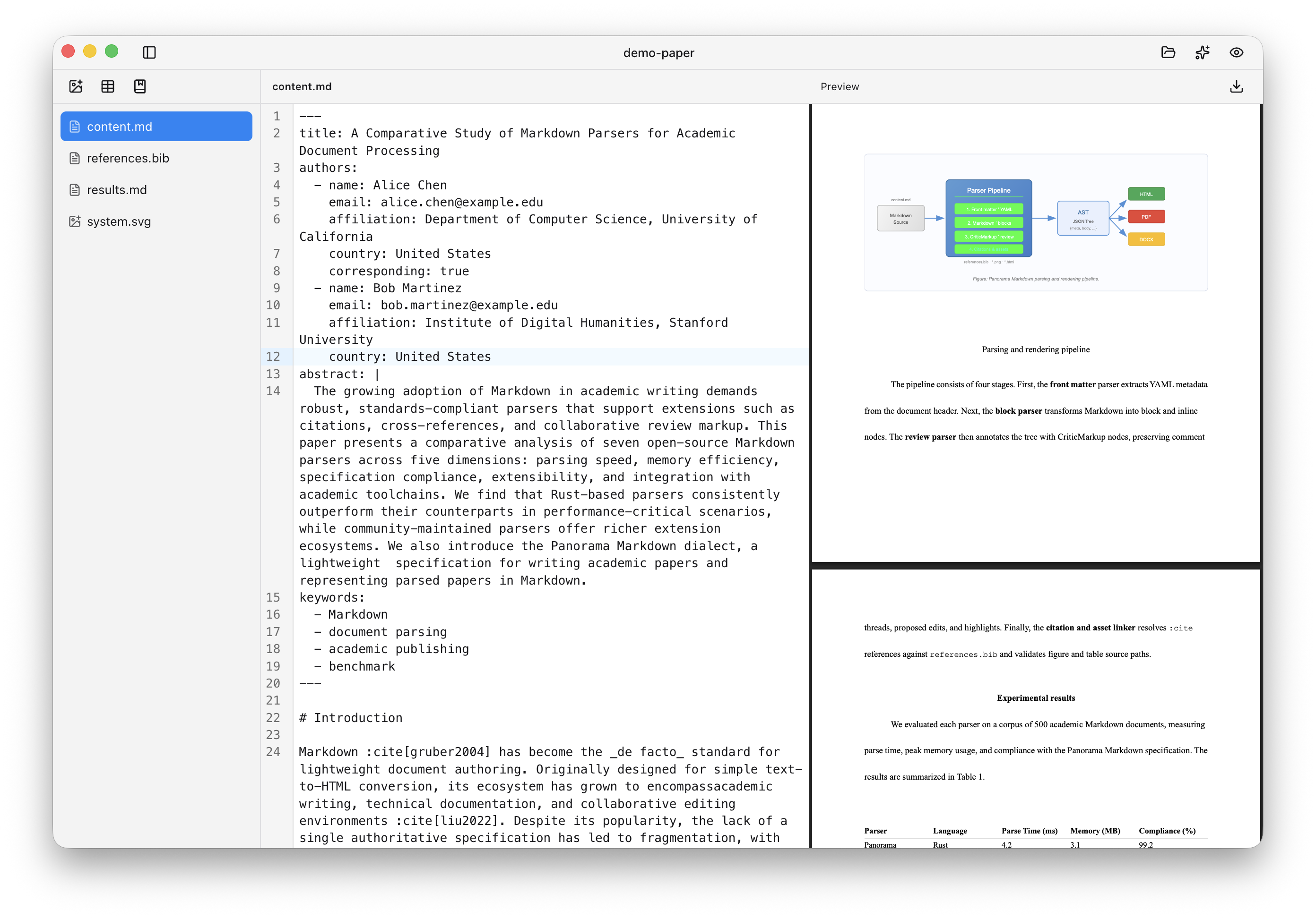 Panorama Markdown 截图